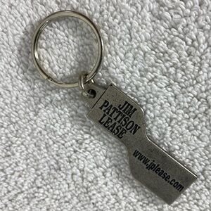5/$35 Vintage Metal Jim Pattinson Lease Advertising Keychain